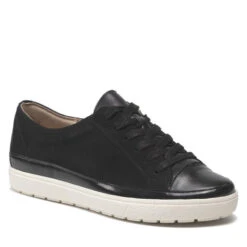 Chaussures Basses Caprice 9-23670-08 Black Suede 004