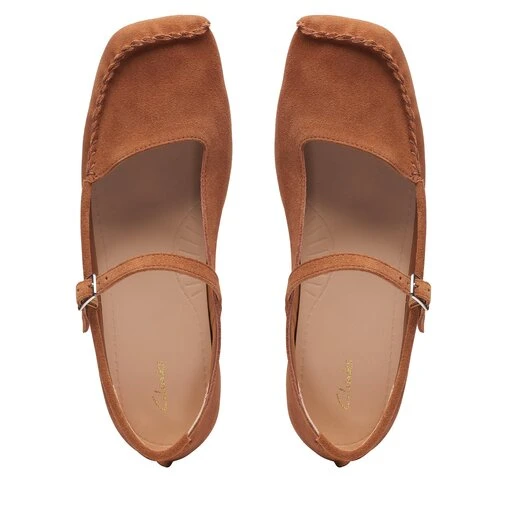 Chaussures Basses Clarks Freckle Bar 26170598 Dark Tan Suede 4 Chaussures Basses Clarks Freckle Bar 26170598 Dark Tan Suede – Image 4