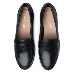 Chaussures Basses Clarks Hamble Loafer 261477394 Black Leather -CHAUSSURES Soldes chaussures basses clarks hamble loafer 261477394 black leather 4