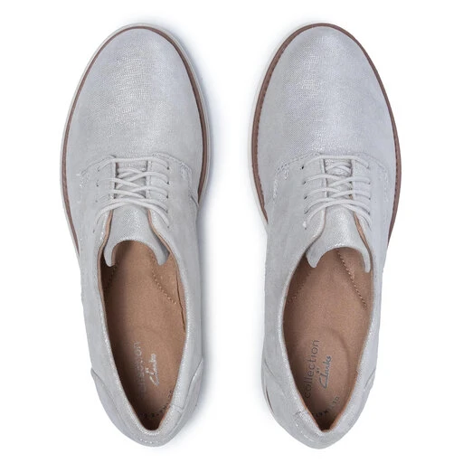 Chaussures Basses Clarks Sharon Noel 261574654 Silver Metallic 6 Chaussures Basses Clarks Sharon Noel 261574654 Silver Metallic – Image 6