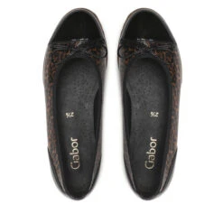 Chaussures Basses Gabor 94.100.34 Cognac/Schwarz -CHAUSSURES Soldes chaussures basses gabor 94 100 34 cognac schwarz 4