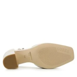 Chaussures Basses Guess Kiella FL5KIE PAT03 CREAM -CHAUSSURES Soldes chaussures basses guess kiella fl5kie pat03 cream 3