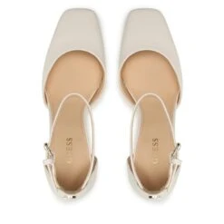 Chaussures Basses Guess Kiella FL5KIE PAT03 CREAM -CHAUSSURES Soldes chaussures basses guess kiella fl5kie pat03 cream 4
