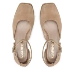 Chaussures Basses Karino 4424/001-P Piasek/Welur -CHAUSSURES Soldes chaussures basses karino 4424 001 p piasek welur 4