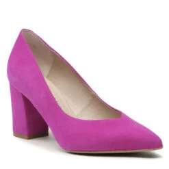 Chaussures Basses Kotyl 3717 Fuksja Zamsz