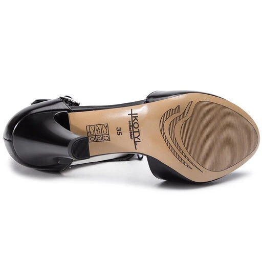 Chaussures Basses Kotyl 5871 Czarny Tosca 4 Chaussures Basses Kotyl 5871 Czarny Tosca – Image 4