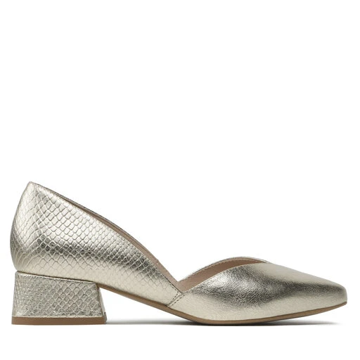 Chaussures Basses Kotyl 9937 Złoty Lico/Złoty Żmijka 2 Chaussures Basses Kotyl 9937 Złoty Lico/Złoty Żmijka – Image 2