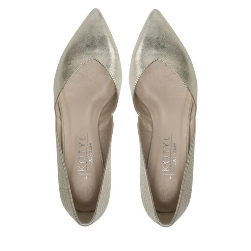 Chaussures Basses Kotyl 9937 Złoty Lico/Złoty Żmijka 5 Chaussures Basses Kotyl 9937 Złoty Lico/Złoty Żmijka – Image 5