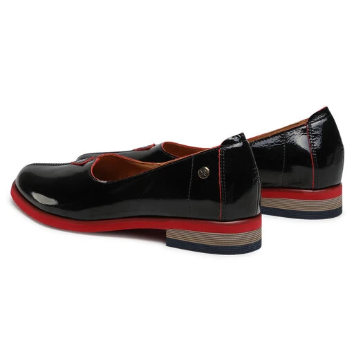 Chaussures Basses Maciejka 05035-20/00-5 Czarny/Krawędź Czerwona 3 Chaussures Basses Maciejka 05035-20/00-5 Czarny/Krawędź Czerwona – Image 3