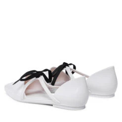 Chaussures Basses Melissa Pointy Stripe Jason 33435 Beige/White 01664 -CHAUSSURES Soldes chaussures basses melissa pointy stripe jason 33435 beige white 01664 2