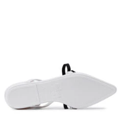 Chaussures Basses Melissa Pointy Stripe Jason 33435 Beige/White 01664 -CHAUSSURES Soldes chaussures basses melissa pointy stripe jason 33435 beige white 01664 3