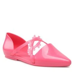 Chaussures Basses Melissa Pointy Striple Fly Ad 33638 Pink AB976