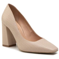 Chaussures Basses R.Polański 1186 Beżowa Plecionka