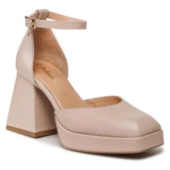 Chaussures Basses R.Polański 1454 Beżowy Polina 266 Lico