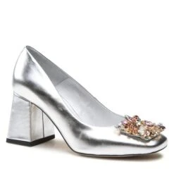 Chaussures Basses R.Polański 1624 Srebrny Lico