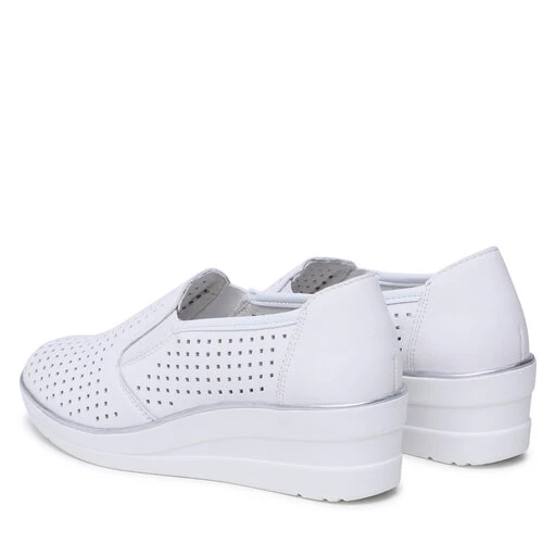 Chaussures Basses Remonte R7218-80 Weiss 3 Chaussures Basses Remonte R7218-80 Weiss – Image 3