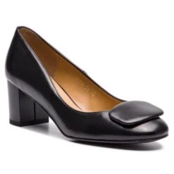 Chaussures Basses Sagan 3336 Czarny Lico