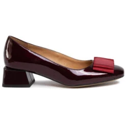 Chaussures Basses Sagan 3716 Bordowy Lakier Metalic -CHAUSSURES Soldes chaussures basses sagan 3716 bordowy lakier metalic 1