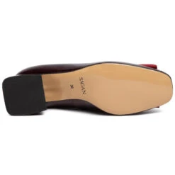 Chaussures Basses Sagan 3716 Bordowy Lakier Metalic -CHAUSSURES Soldes chaussures basses sagan 3716 bordowy lakier metalic 3