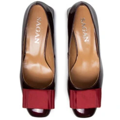 Chaussures Basses Sagan 3716 Bordowy Lakier Metalic -CHAUSSURES Soldes chaussures basses sagan 3716 bordowy lakier metalic 4