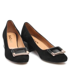 Chaussures Basses Sagan 4634 Czarny Welur/Czarny Lakier -CHAUSSURES Soldes chaussures basses sagan 4634 czarny welur czarny lakier 4