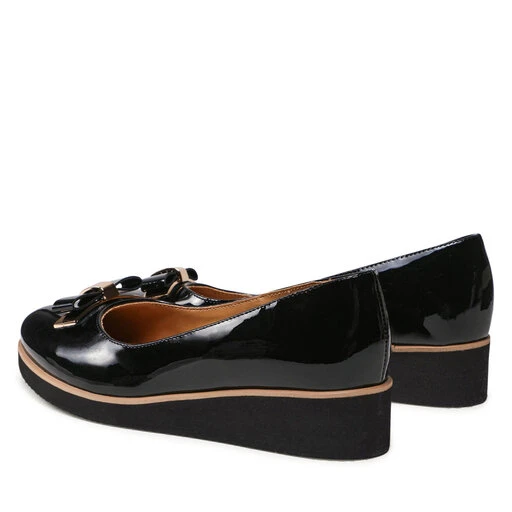 Chaussures Basses Sagan 4710 Czarny Lakier/Złoto 3 Chaussures Basses Sagan 4710 Czarny Lakier/Złoto – Image 3