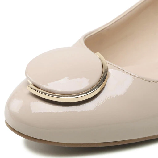 Chaussures Basses Sagan 4739 Beżowy Lakier 6 Chaussures Basses Sagan 4739 Beżowy Lakier – Image 6