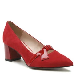 Chaussures Basses Sagan 4768 Czerwony Welur