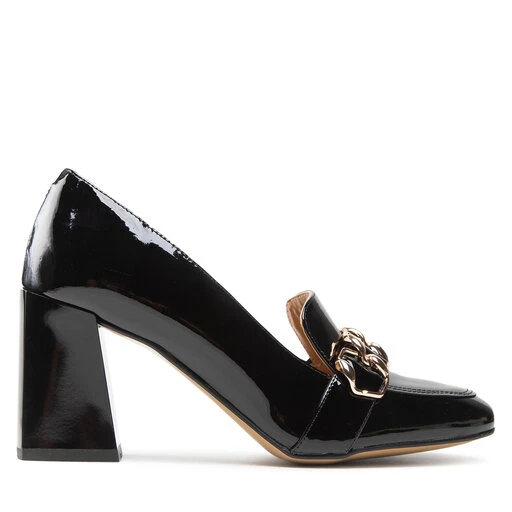 Chaussures Basses Sagan 4853 Czarny Lakier Złoto 2 Chaussures Basses Sagan 4853 Czarny Lakier Złoto – Image 2