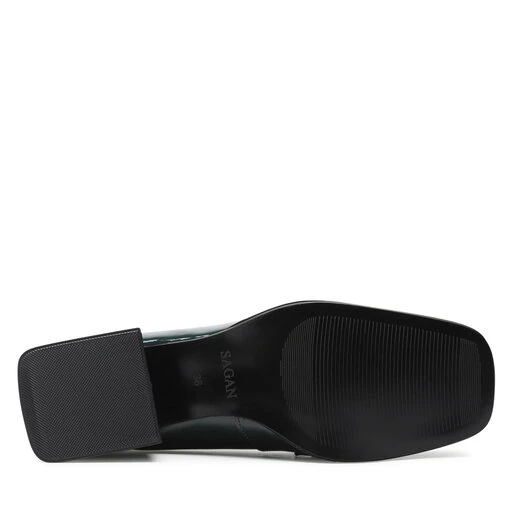 Chaussures Basses Sagan 4855 Zielony Lakier/Złoto 4 Chaussures Basses Sagan 4855 Zielony Lakier/Złoto – Image 4