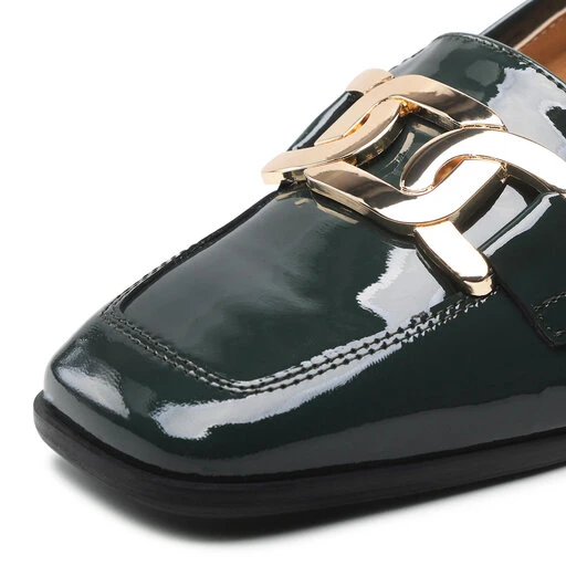 Chaussures Basses Sagan 4855 Zielony Lakier/Złoto 6 Chaussures Basses Sagan 4855 Zielony Lakier/Złoto – Image 6