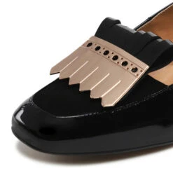 Chaussures Basses Sagan 4862 Czarny Lakier Złoto -CHAUSSURES Soldes chaussures basses sagan 4862 czarny lakier zloto 5