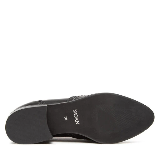 Chaussures Basses Sagan 4864 Czarny Lico 4 Chaussures Basses Sagan 4864 Czarny Lico – Image 4