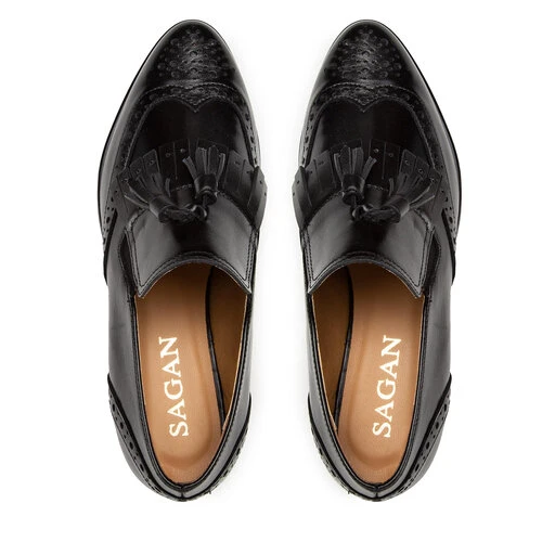 Chaussures Basses Sagan 4864 Czarny Lico 5 Chaussures Basses Sagan 4864 Czarny Lico – Image 5