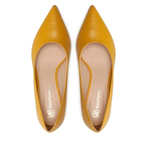 Chaussures Basses Solo Femme 48901-02-G17/000-04-00 Jaune 5 Chaussures Basses Solo Femme 48901-02-G17/000-04-00 Jaune – Image 5