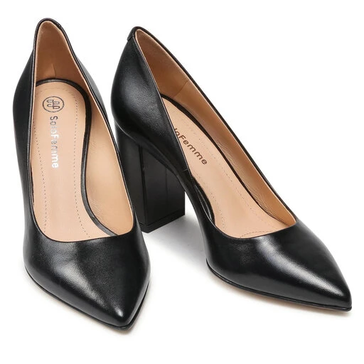 Chaussures Basses Solo Femme 75403-8A-A19/E45-04-00 Noir 5 Chaussures Basses Solo Femme 75403-8A-A19/E45-04-00 Noir – Image 5