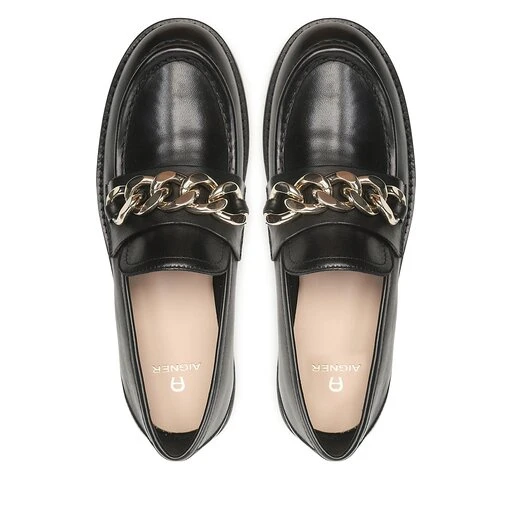 Chunky Loafers Aigner Ava 35 1222105 Black 001 5 Chunky Loafers Aigner Ava 35 1222105 Black 001 – Image 5