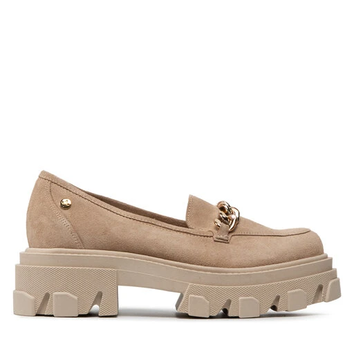 Chunky Loafers Maciejka 2850J-04/00-1 Beż Zamsz 2 Chunky Loafers Maciejka 2850J-04/00-1 Beż Zamsz – Image 2