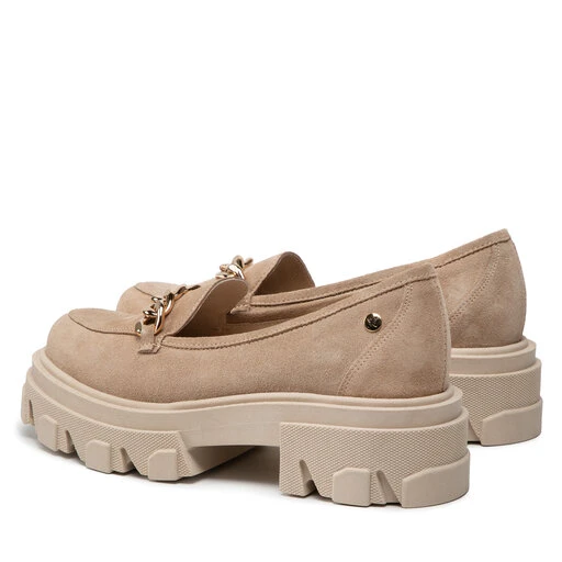 Chunky Loafers Maciejka 2850J-04/00-1 Beż Zamsz 3 Chunky Loafers Maciejka 2850J-04/00-1 Beż Zamsz – Image 3