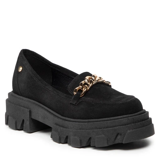 Chunky Loafers Maciejka 2850J-20/00-1 Czarny Zamsz 1 Chunky Loafers Maciejka 2850J-20/00-1 Czarny Zamsz