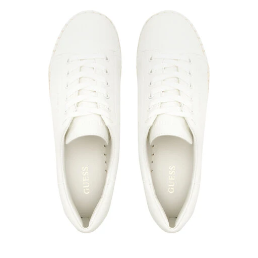Espadrilles Guess Malee FL6MLE LEA14 WHITE 5 Espadrilles Guess Malee FL6MLE LEA14 WHITE – Image 5