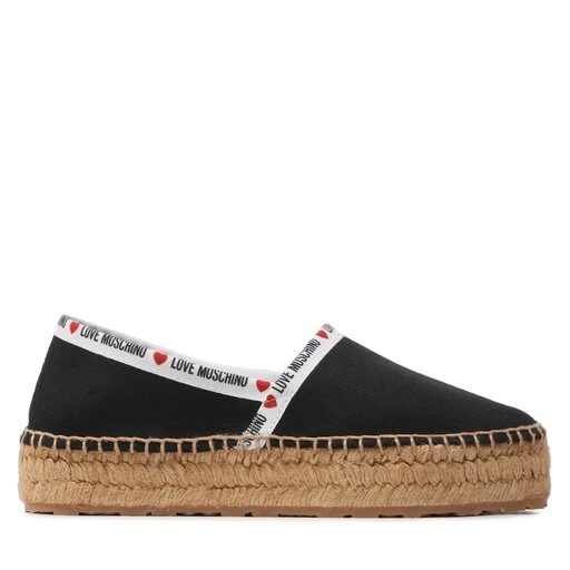 Espadrilles LOVE MOSCHINO JA10323G1GJH0000 Nero 2 Espadrilles LOVE MOSCHINO JA10323G1GJH0000 Nero – Image 2