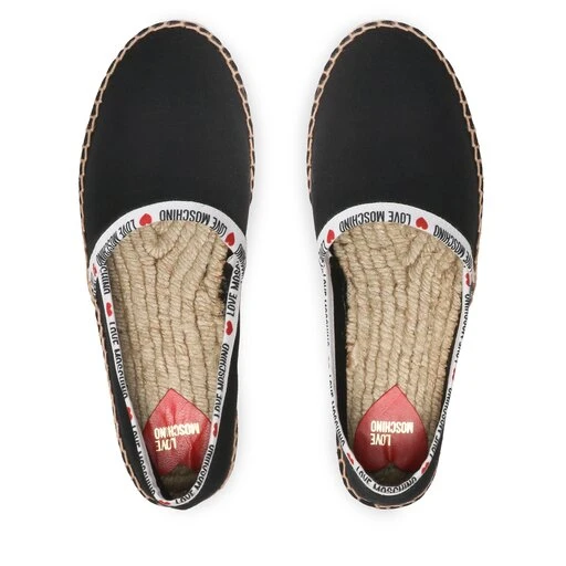 Espadrilles LOVE MOSCHINO JA10323G1GJH0000 Nero 5 Espadrilles LOVE MOSCHINO JA10323G1GJH0000 Nero – Image 5