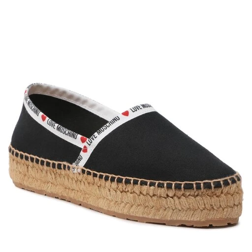Espadrilles LOVE MOSCHINO JA10323G1GJH0000 Nero 1 Espadrilles LOVE MOSCHINO JA10323G1GJH0000 Nero