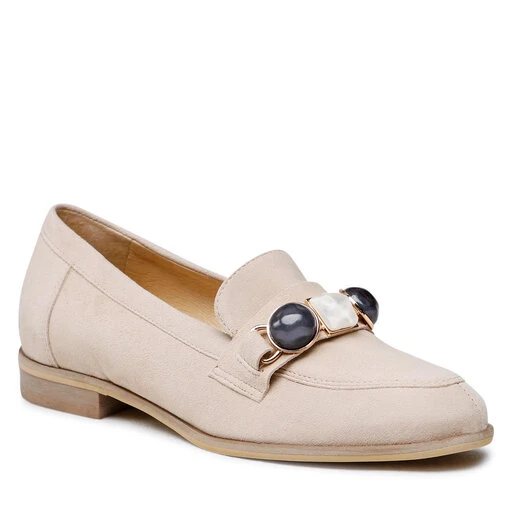 Loafers Eksbut 2D-6373-L51 Beige 1 Loafers Eksbut 2D-6373-L51 Beige