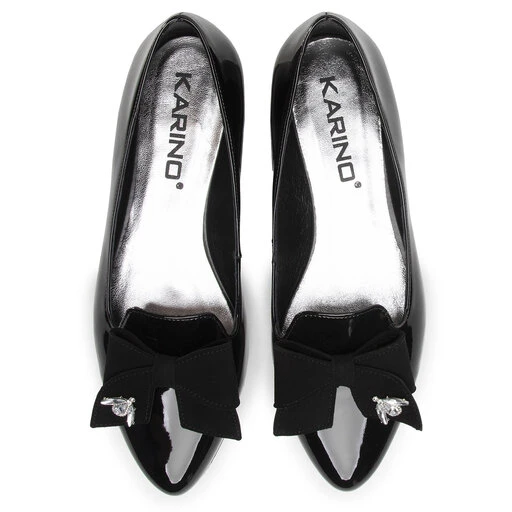 Loafers Karino 3297/090 Czarny Lakier 5 Loafers Karino 3297/090 Czarny Lakier – Image 5