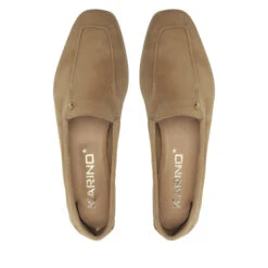 Loafers Karino 4662/22-P Beż/Welur -CHAUSSURES Soldes loafers karino 4662 22 p bez welur 4