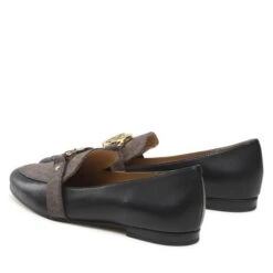 Loafers MICHAEL Michael Kors Rory Loafer 40F2ROFP1L Blk/Brown -CHAUSSURES Soldes loafers michael michael kors rory loafer 40f2rofp1l blk brown 2