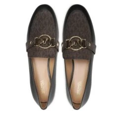 Loafers MICHAEL Michael Kors Rory Loafer 40F2ROFP1L Blk/Brown -CHAUSSURES Soldes loafers michael michael kors rory loafer 40f2rofp1l blk brown 4