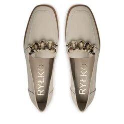 Loafers Ryłko F1R14 Kremowy 6NJ -CHAUSSURES Soldes loafers rylko f1r14 kremowy 6nj 4